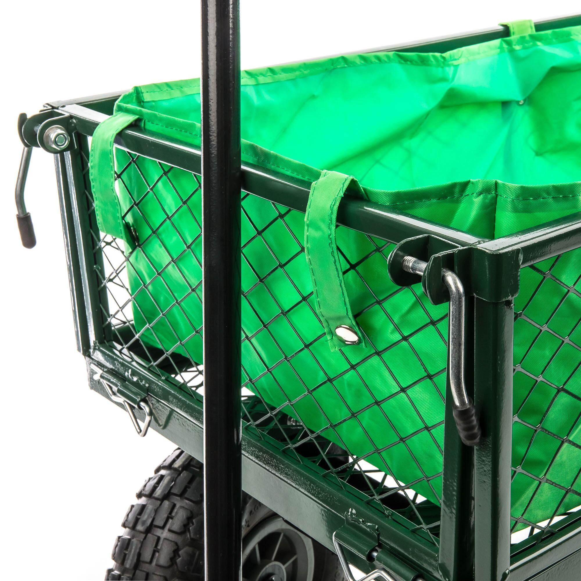 Berlan Metall Bollerwagen - maximal 300 kg - Seitenteile abnehmbar