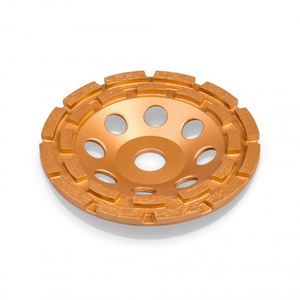 150 mm Diamantschleiftopf - 24 Segmente - 2 Reihen
