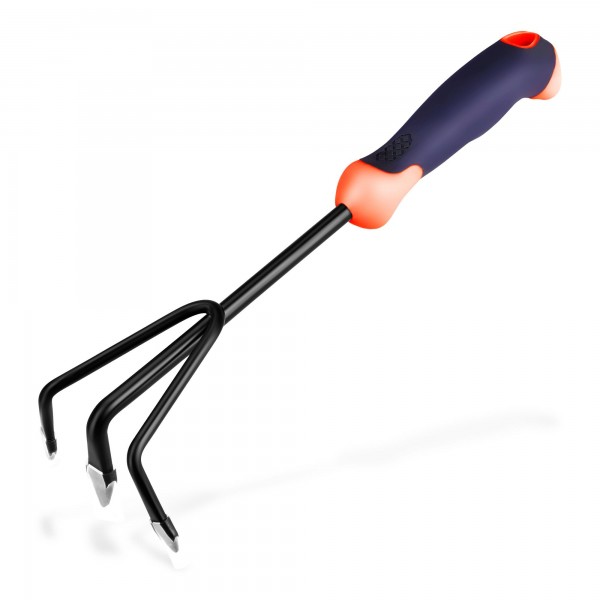 3-Zinken Gartenhacke - 32 cm / 9 cm