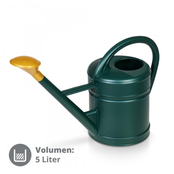 Gartengießkanne Antiqua 5 Liter grün