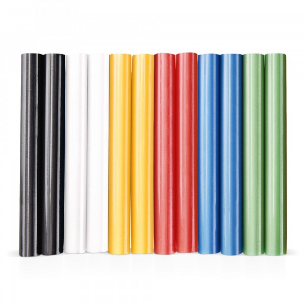 12x Heißklebestick bunt (6 Farben x 2 Stück) Ø 11x100mm