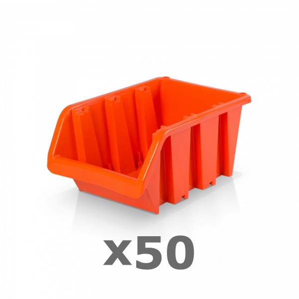 50 x Lagerbox Größe 3 rotbraun