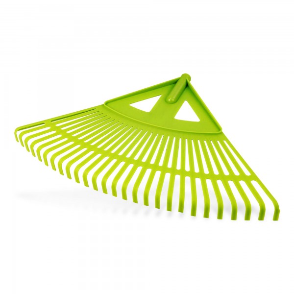 Kunststoff Gartenrechen ohne Stiel - 27 Zinken / 59 cm
