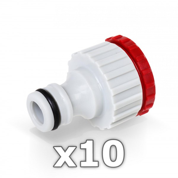10x Berlan Hahnstück für Wasserhahn 3/4 + 1" Zoll -RED LINE-