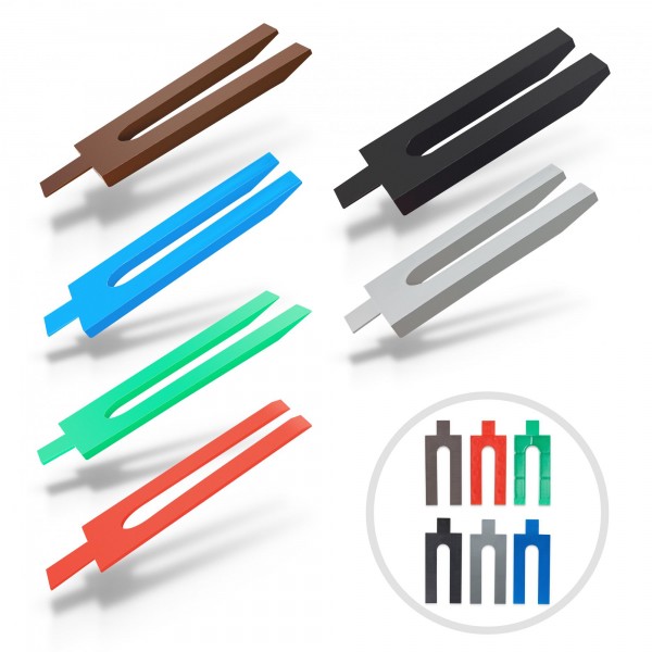 100 Stück Trockenbau Abstandshalter - 1 - 6 mm - farblich kodiert