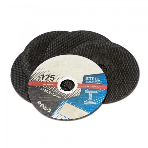5 x Trennscheibe Metall - 125 mm