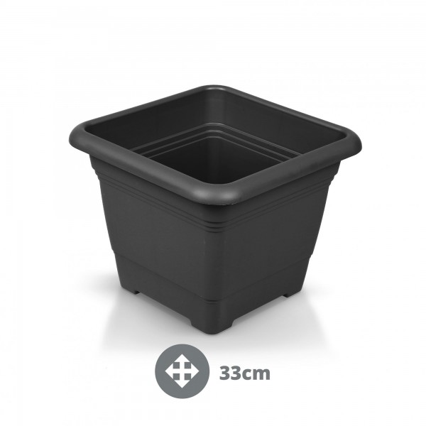 Pflanzkübel Nora 33 cm anthrazit