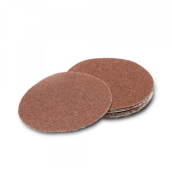 10 Stück Klett Schleifscheiben - 125 mm / K40