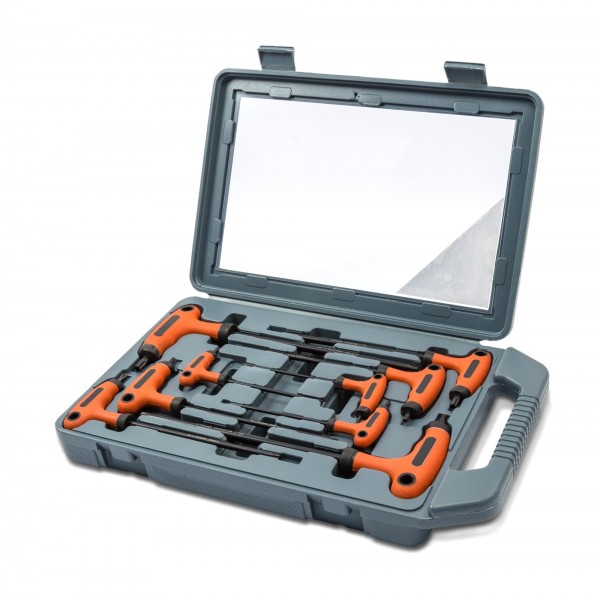 9 tlg. CV Torx Schraubendrehersatz mit T- Griff (T10 - T50)