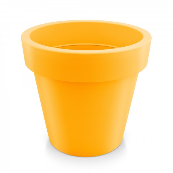 Kunststoff Blumentopf - orange - Höhe 181 mm