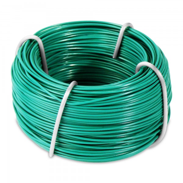 50 m Gartendraht grün - kunststoffummantelt - 0,5 mm
