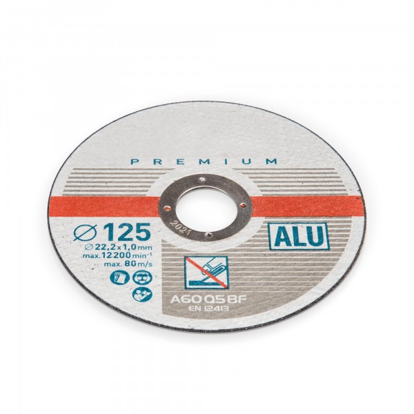125 mm Trennscheibe für Aluminium - 1 mm Dicke